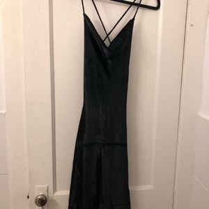 Black Banana Republic velvet dress